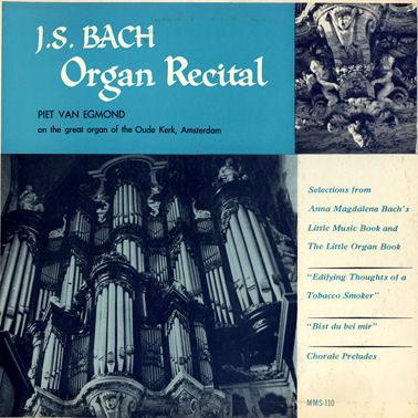 LP hoes J.S. Bach Organ Recital